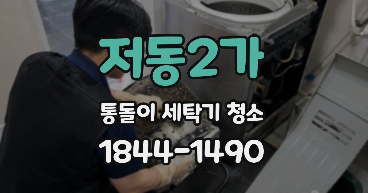 저동2가 통돌이 세탁기 청소