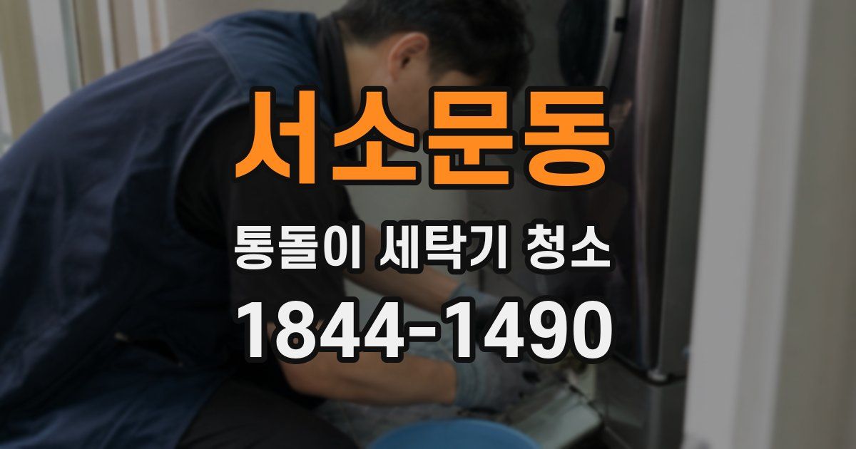 서소문동 통돌이 세탁기 청소