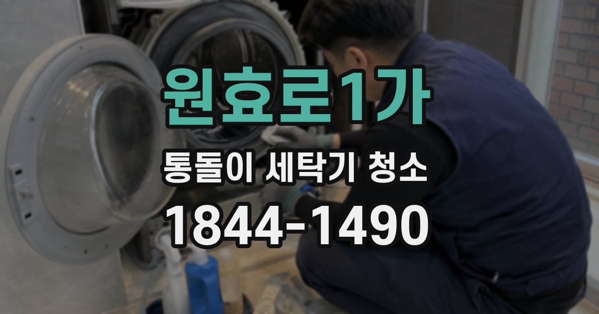 원효로1가 통돌이 세탁기 청소