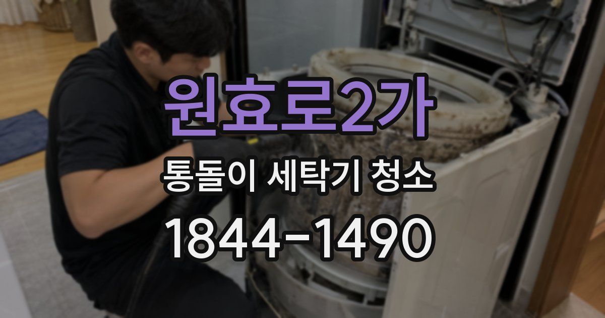 원효로2가 통돌이 세탁기 청소