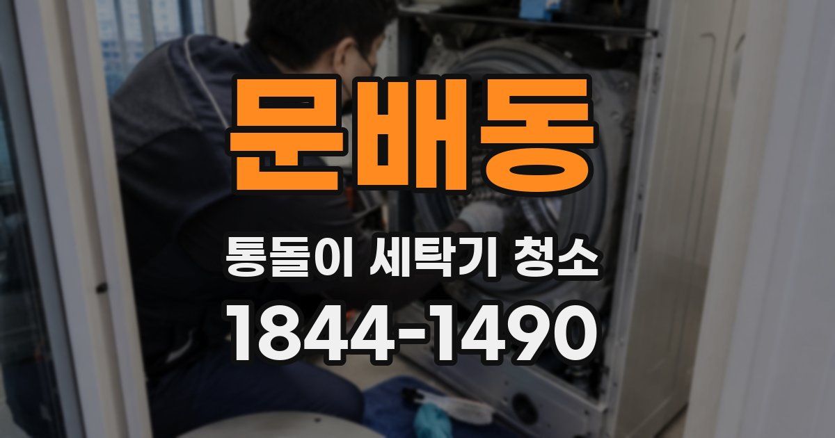 문배동 통돌이 세탁기 청소