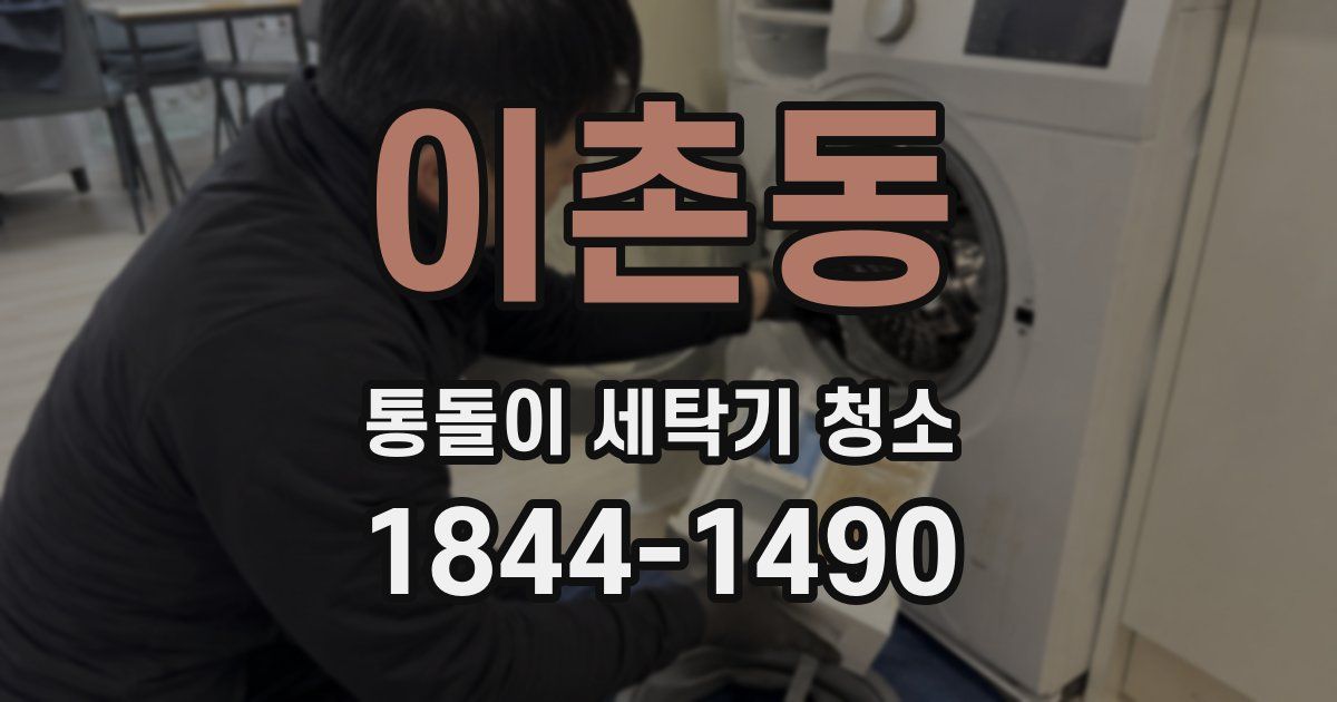 이촌동 통돌이 세탁기 청소