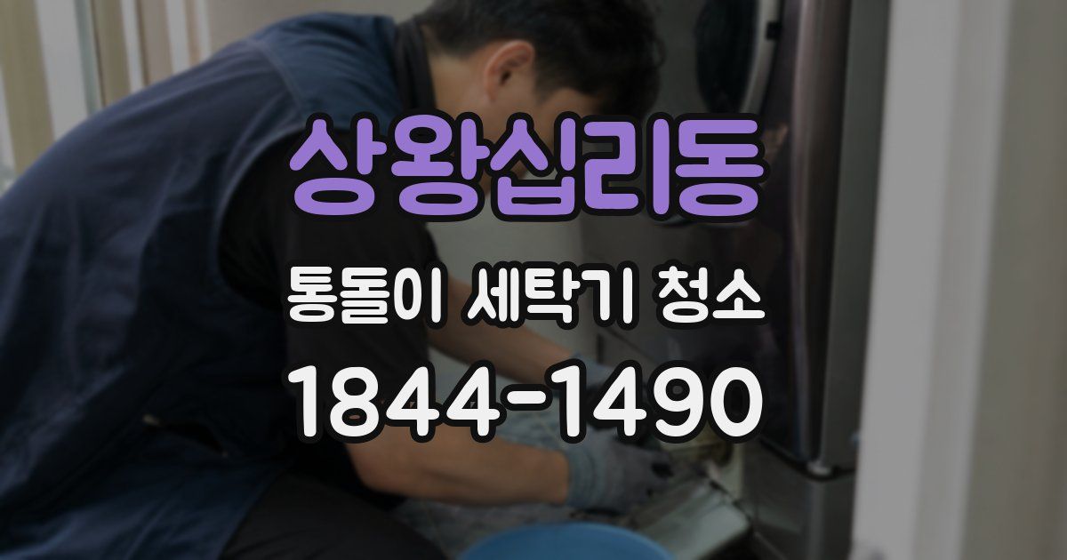 상왕십리동 통돌이 세탁기 청소