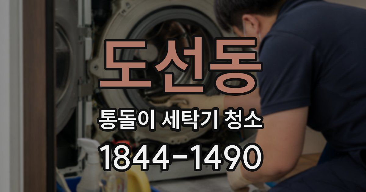 도선동 통돌이 세탁기 청소