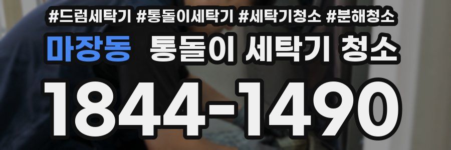 마장동 통돌이 세탁기 청소