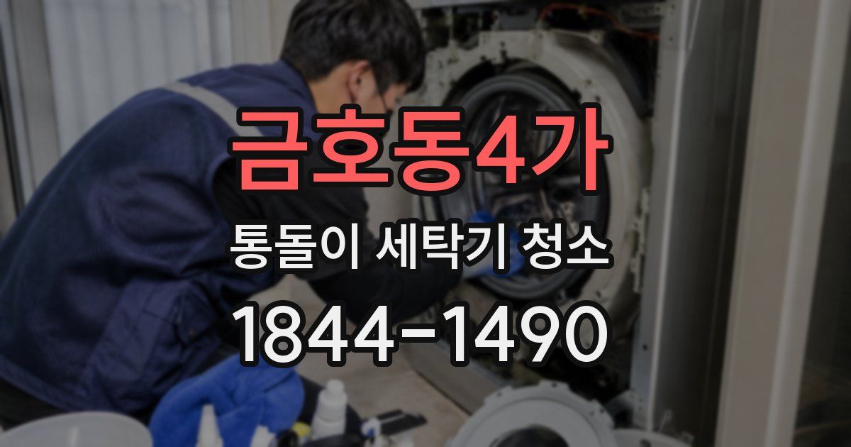 금호동4가 통돌이 세탁기 청소