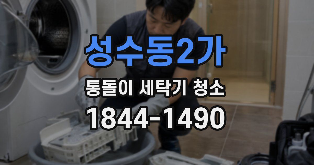 성수동2가 통돌이 세탁기 청소