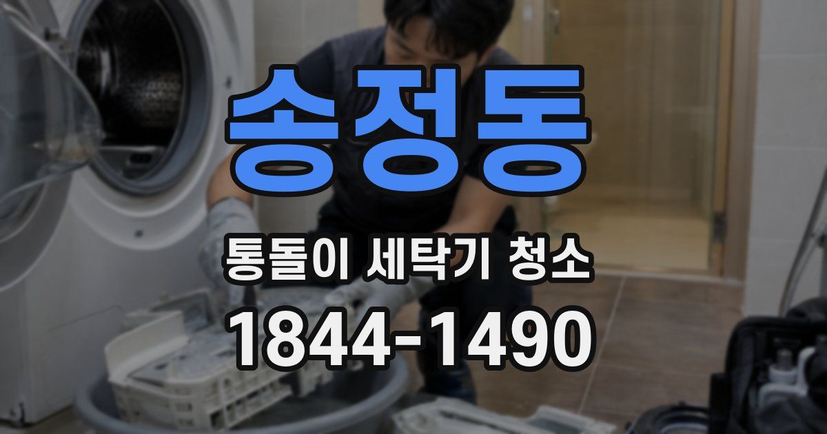 송정동 통돌이 세탁기 청소