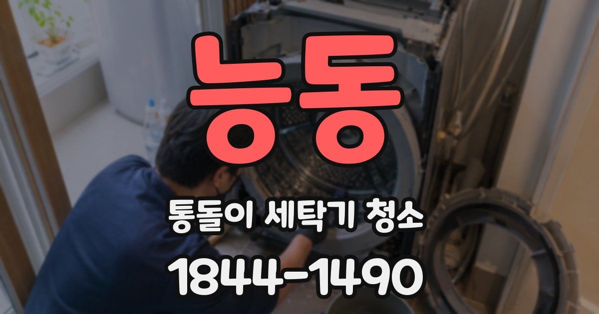 능동 통돌이 세탁기 청소