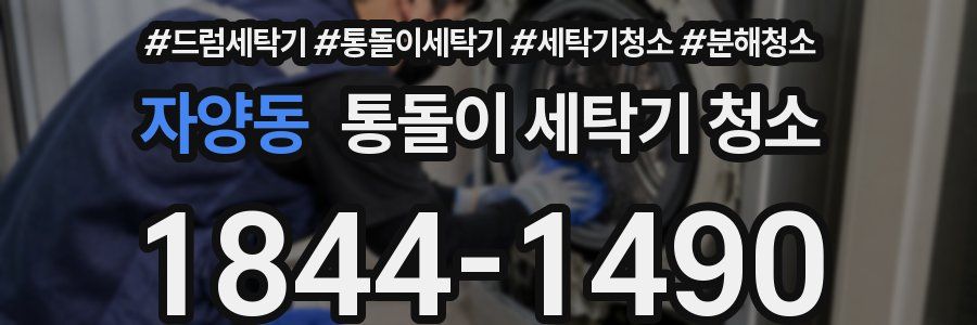 자양동 통돌이 세탁기 청소