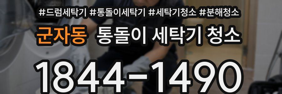 군자동 통돌이 세탁기 청소