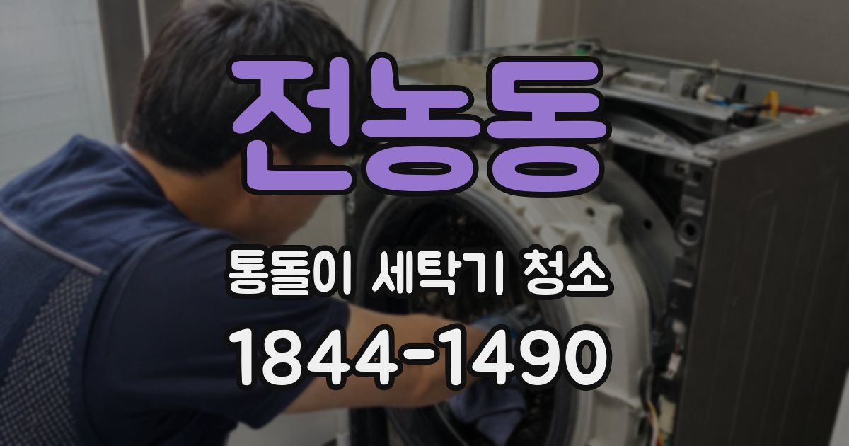 전농동 통돌이 세탁기 청소