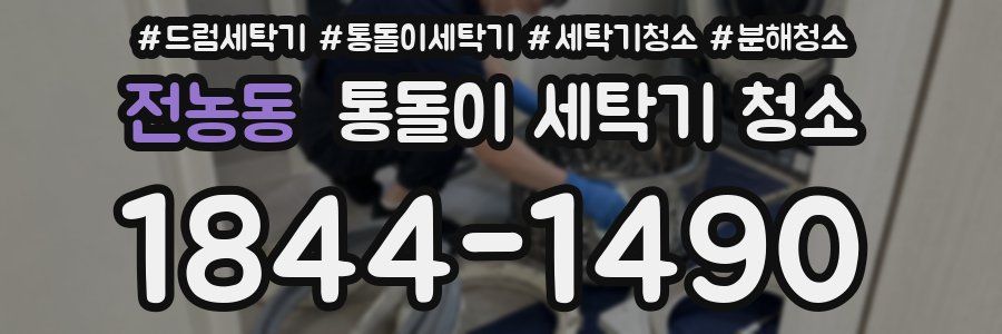 전농동 통돌이 세탁기 청소