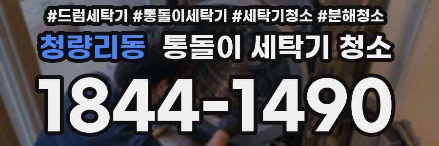 청량리동 통돌이 세탁기 청소