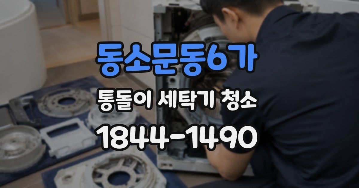 동소문동6가 통돌이 세탁기 청소
