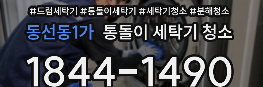 동선동1가 통돌이 세탁기 청소