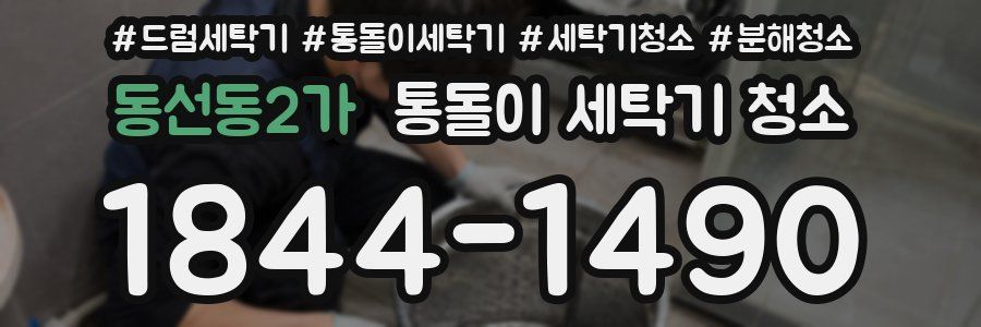 동선동2가 통돌이 세탁기 청소