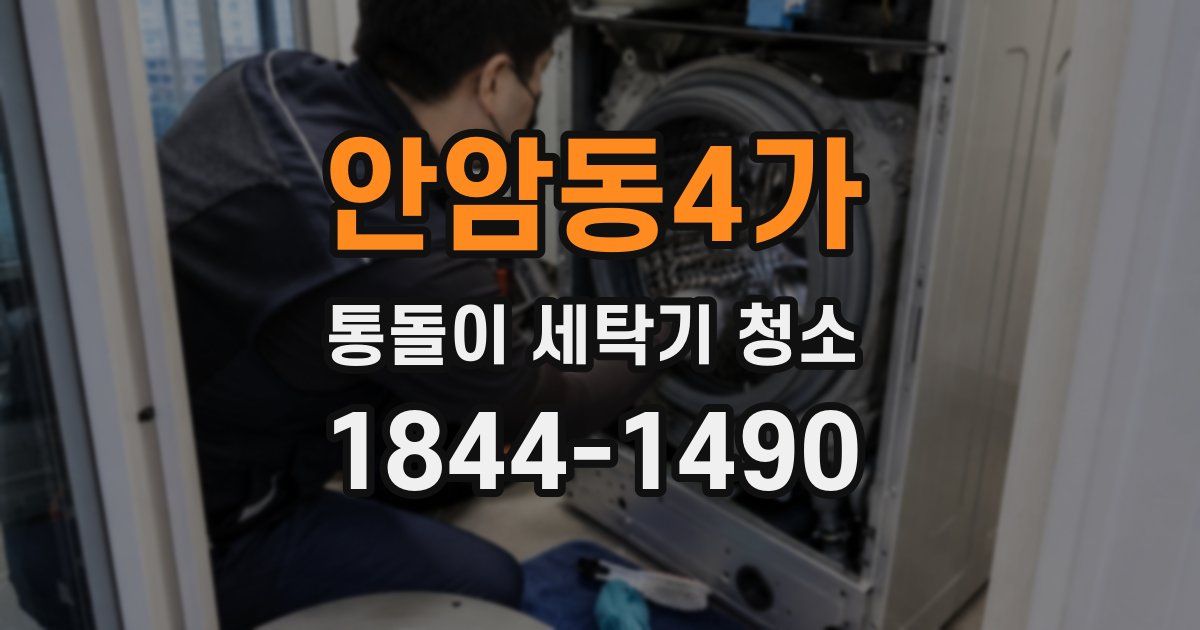 안암동4가 통돌이 세탁기 청소