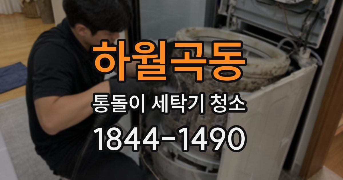 하월곡동 통돌이 세탁기 청소