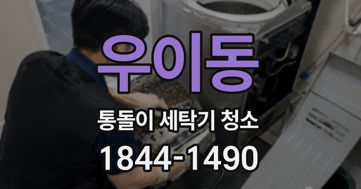 우이동 통돌이 세탁기 청소
