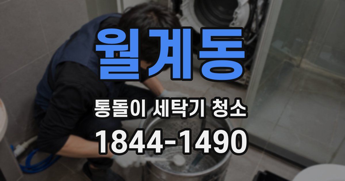 월계동 통돌이 세탁기 청소