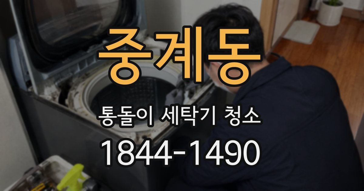 중계동 통돌이 세탁기 청소