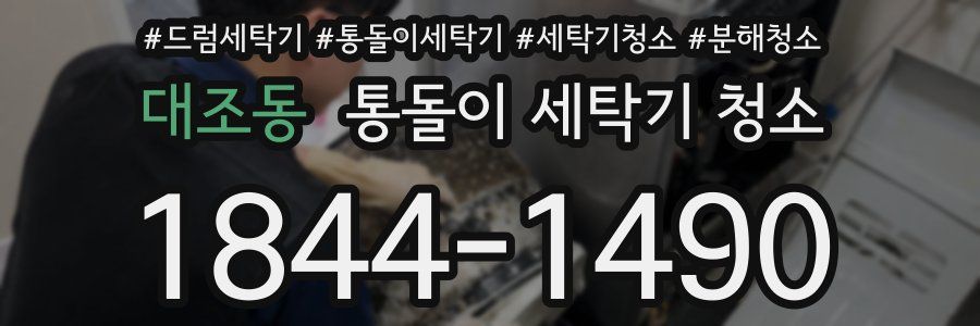 대조동 통돌이 세탁기 청소