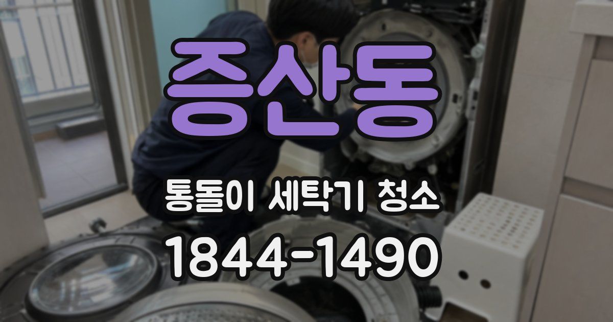 증산동 통돌이 세탁기 청소