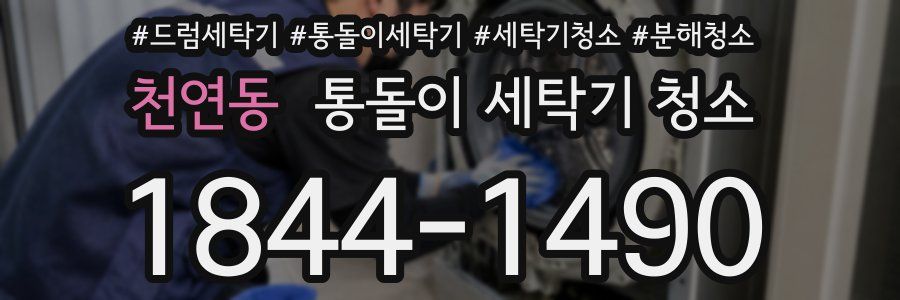 천연동 통돌이 세탁기 청소