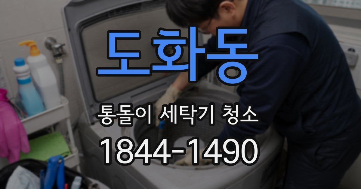 도화동 통돌이 세탁기 청소