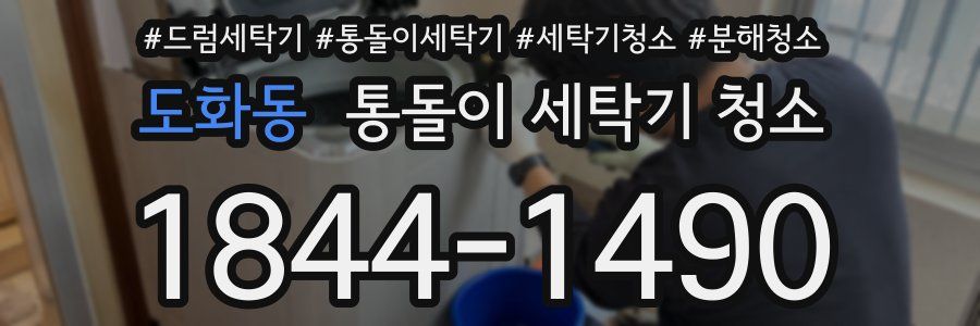 도화동 통돌이 세탁기 청소