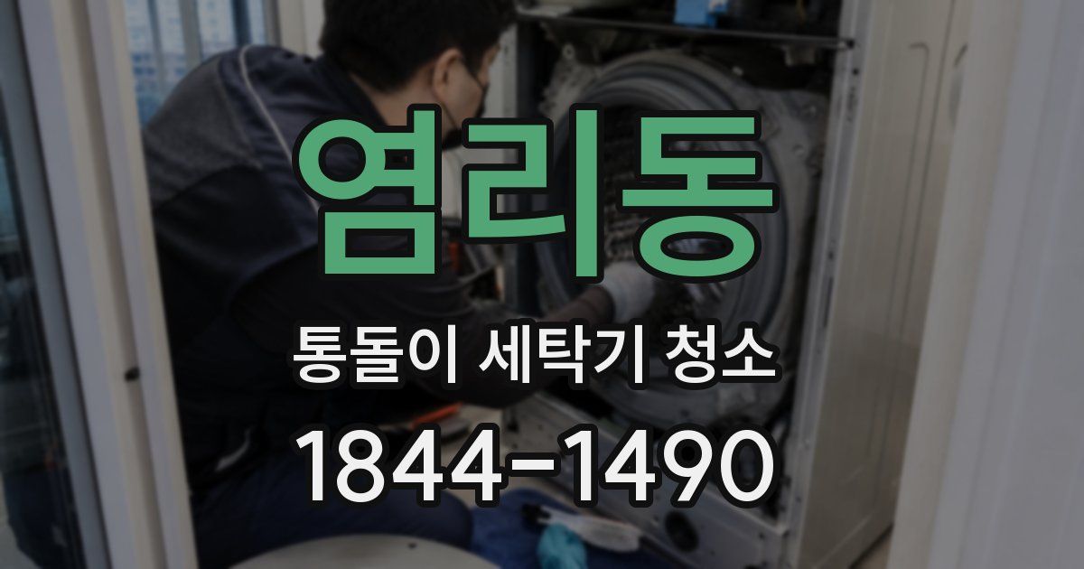 염리동 통돌이 세탁기 청소