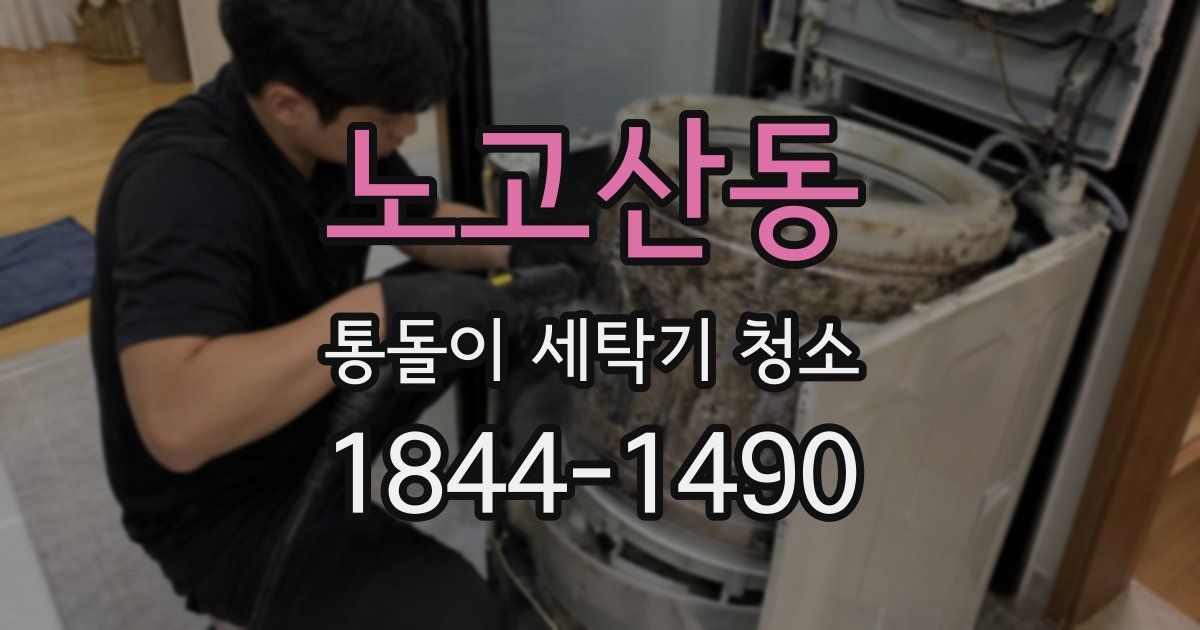 노고산동 통돌이 세탁기 청소