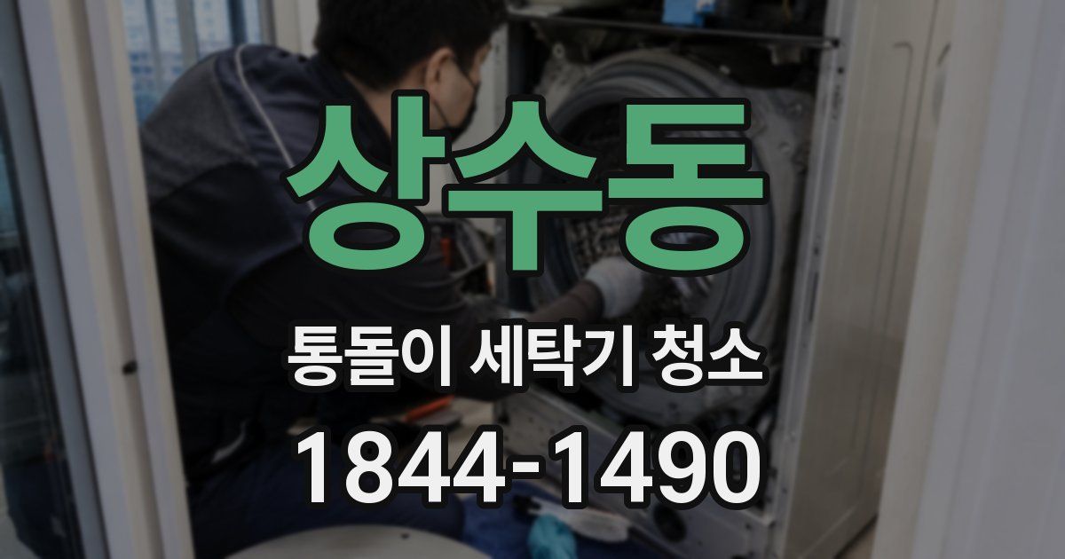 상수동 통돌이 세탁기 청소