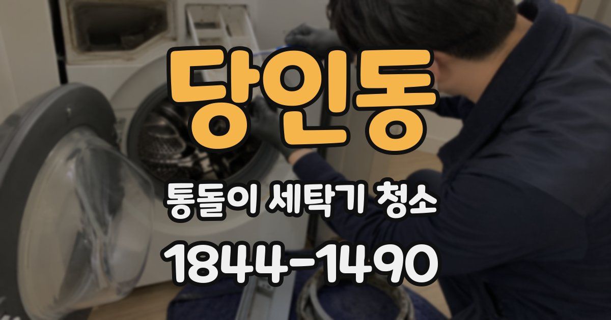 당인동 통돌이 세탁기 청소