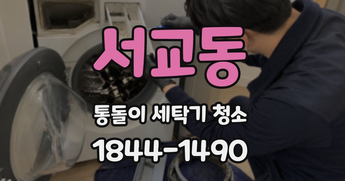 서교동 통돌이 세탁기 청소