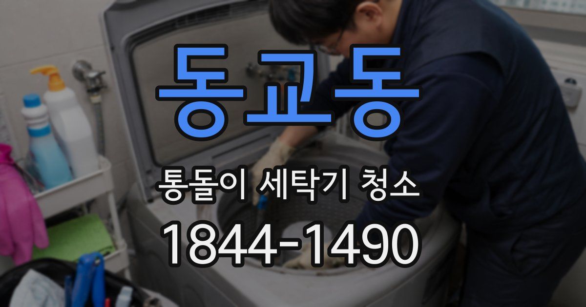 동교동 통돌이 세탁기 청소