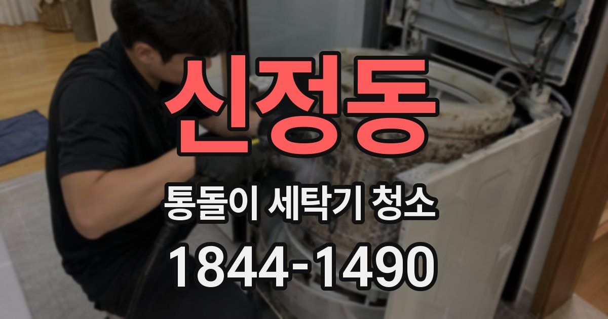 신정동 통돌이 세탁기 청소
