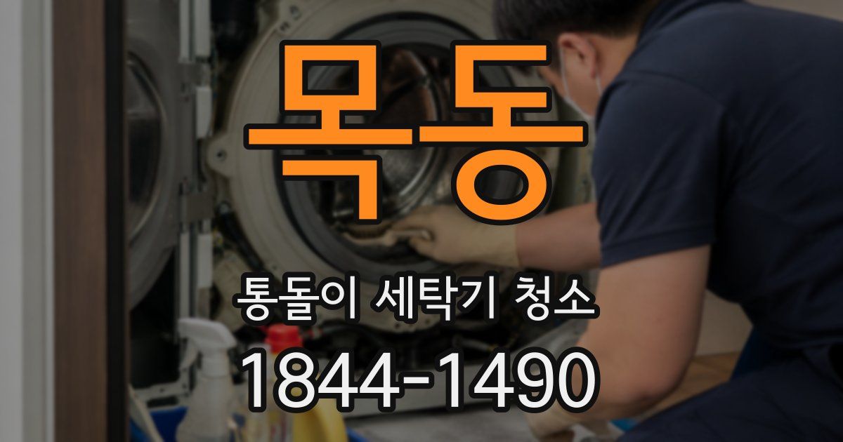 목동 통돌이 세탁기 청소