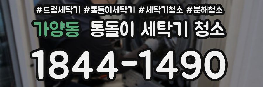 가양동 통돌이 세탁기 청소