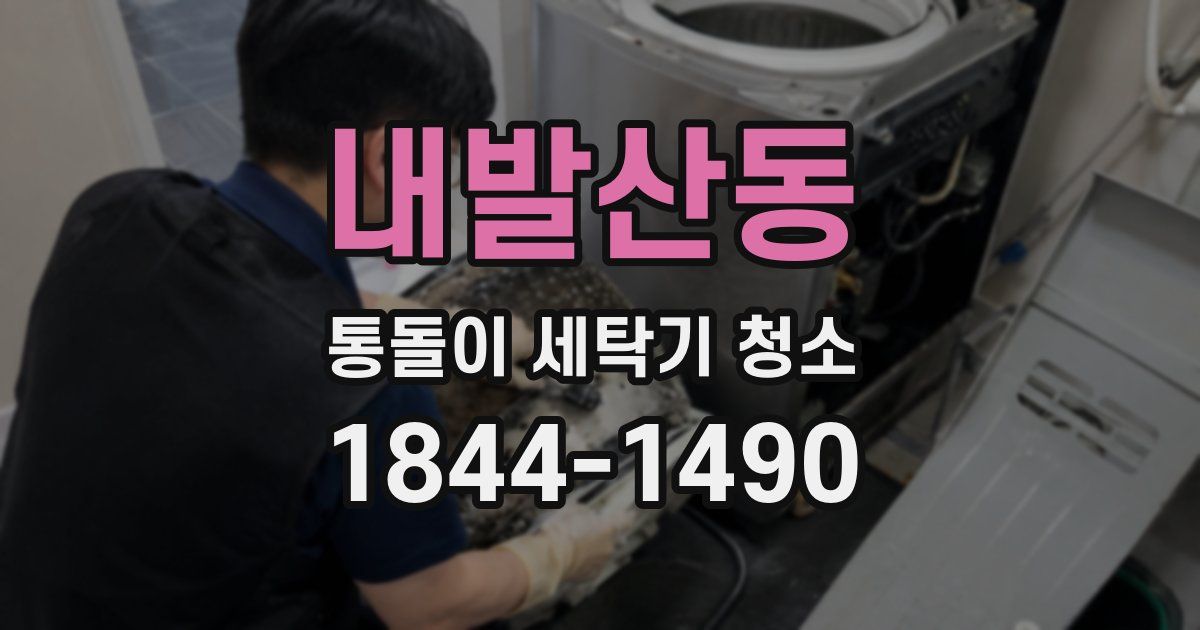 내발산동 통돌이 세탁기 청소