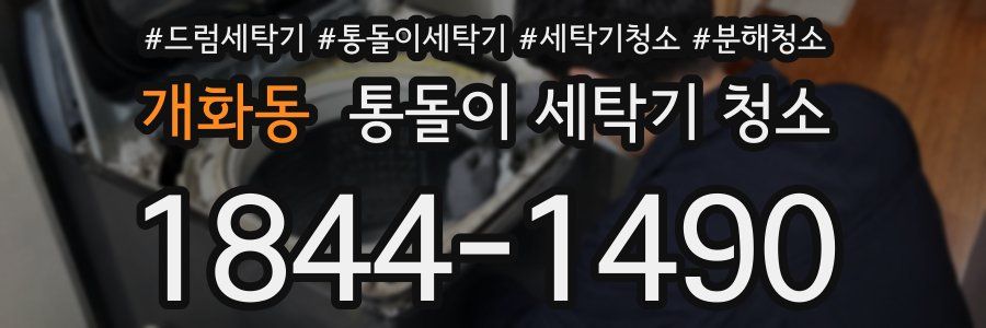 개화동 통돌이 세탁기 청소