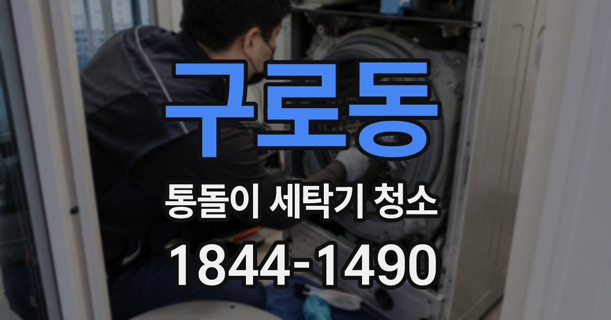 구로동 통돌이 세탁기 청소