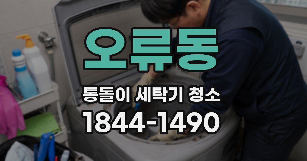 오류동 통돌이 세탁기 청소
