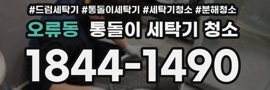 오류동 통돌이 세탁기 청소