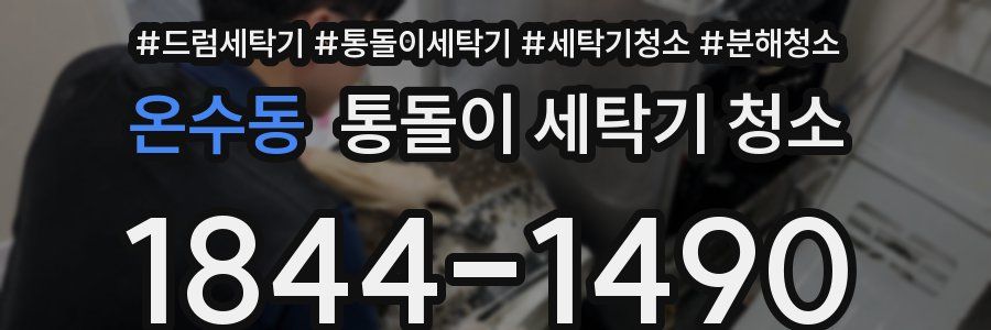 온수동 통돌이 세탁기 청소