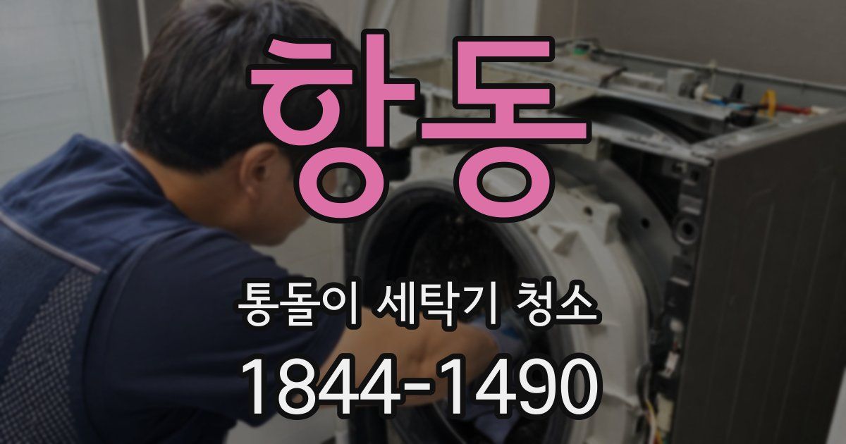 항동 통돌이 세탁기 청소