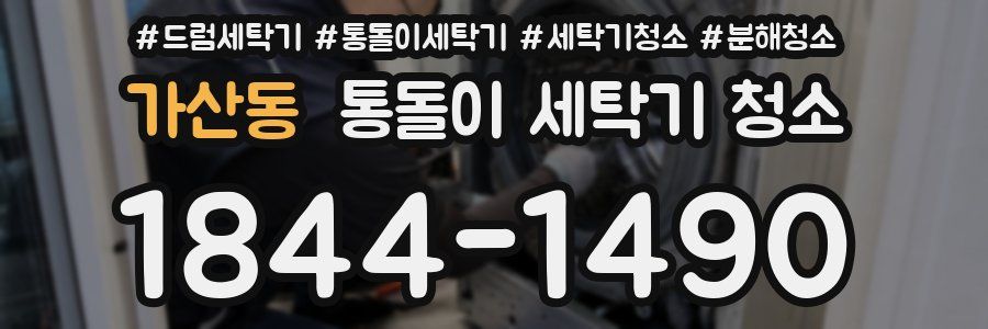 가산동 통돌이 세탁기 청소