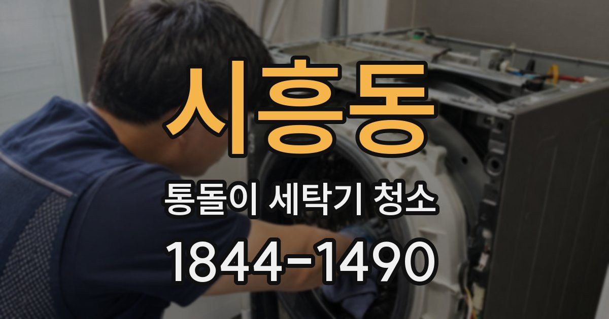 시흥동 통돌이 세탁기 청소