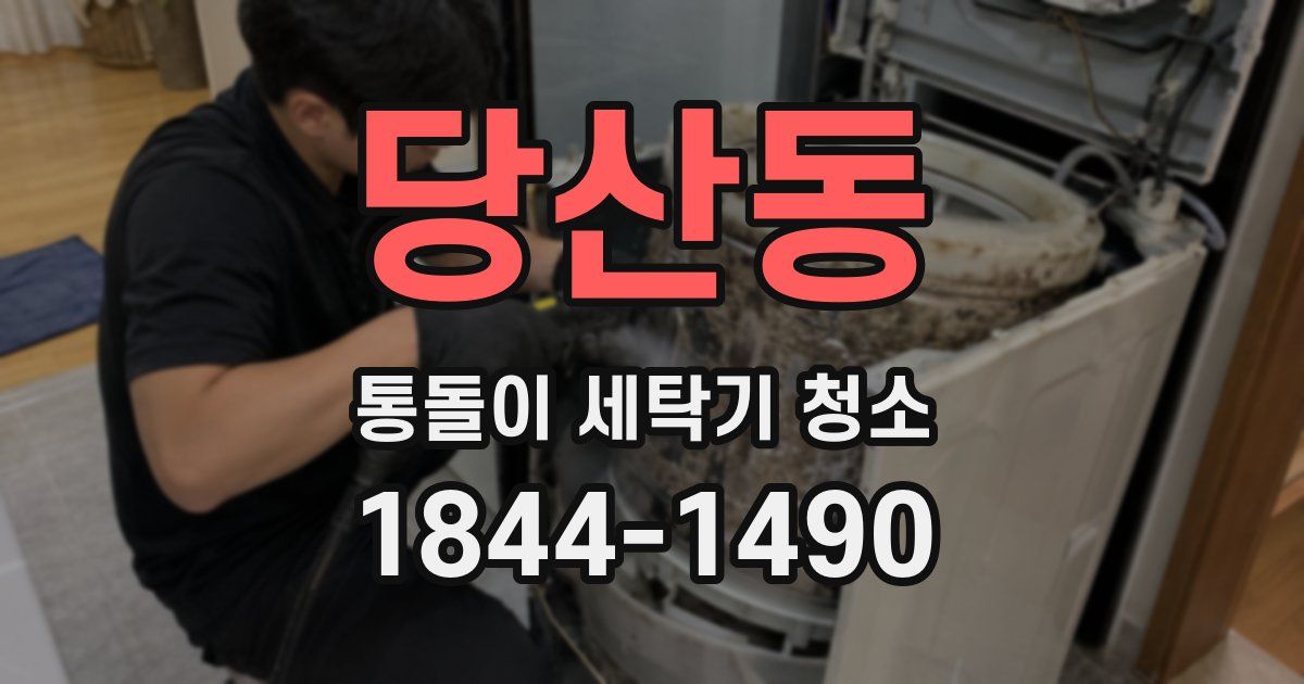 당산동 통돌이 세탁기 청소